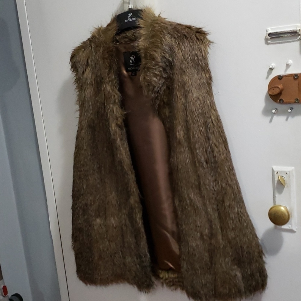 Faux fur vest
